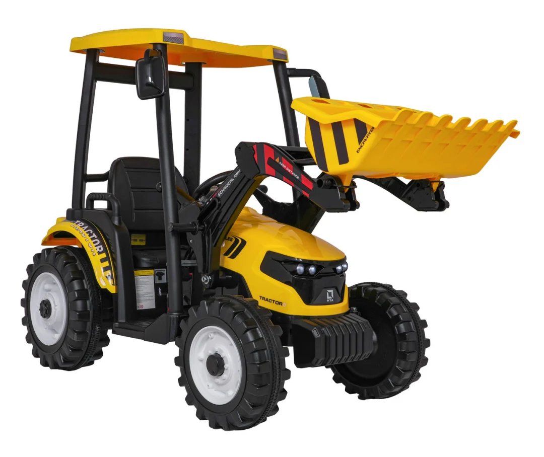 MEGA Traktor D68 s prikolicom žuti_8