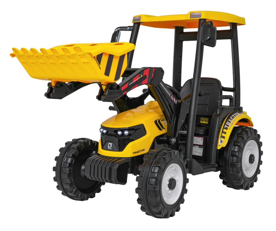 MEGA Traktor D68 s prikolicom žuti_9