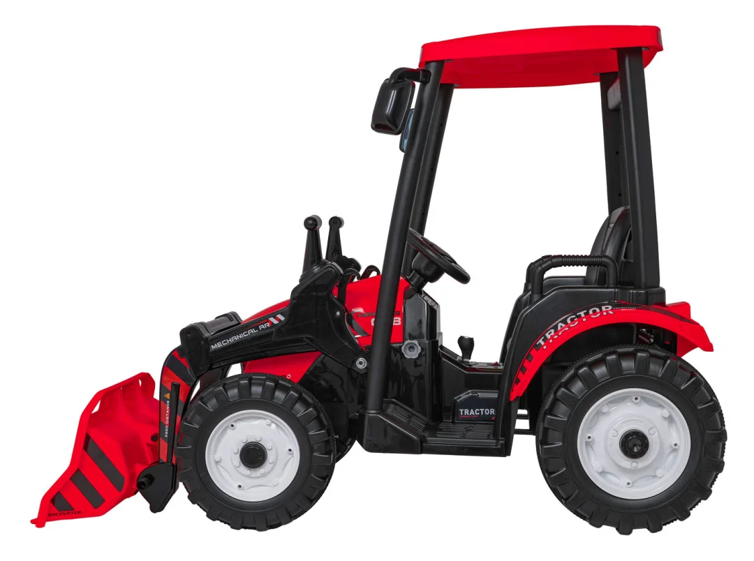 MEGA električni traktor D68 s prikolicom, crveni_12