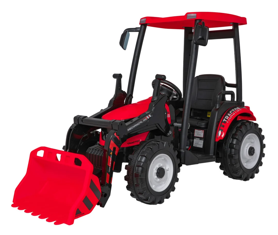 MEGA električni traktor D68 s prikolicom, crveni_13