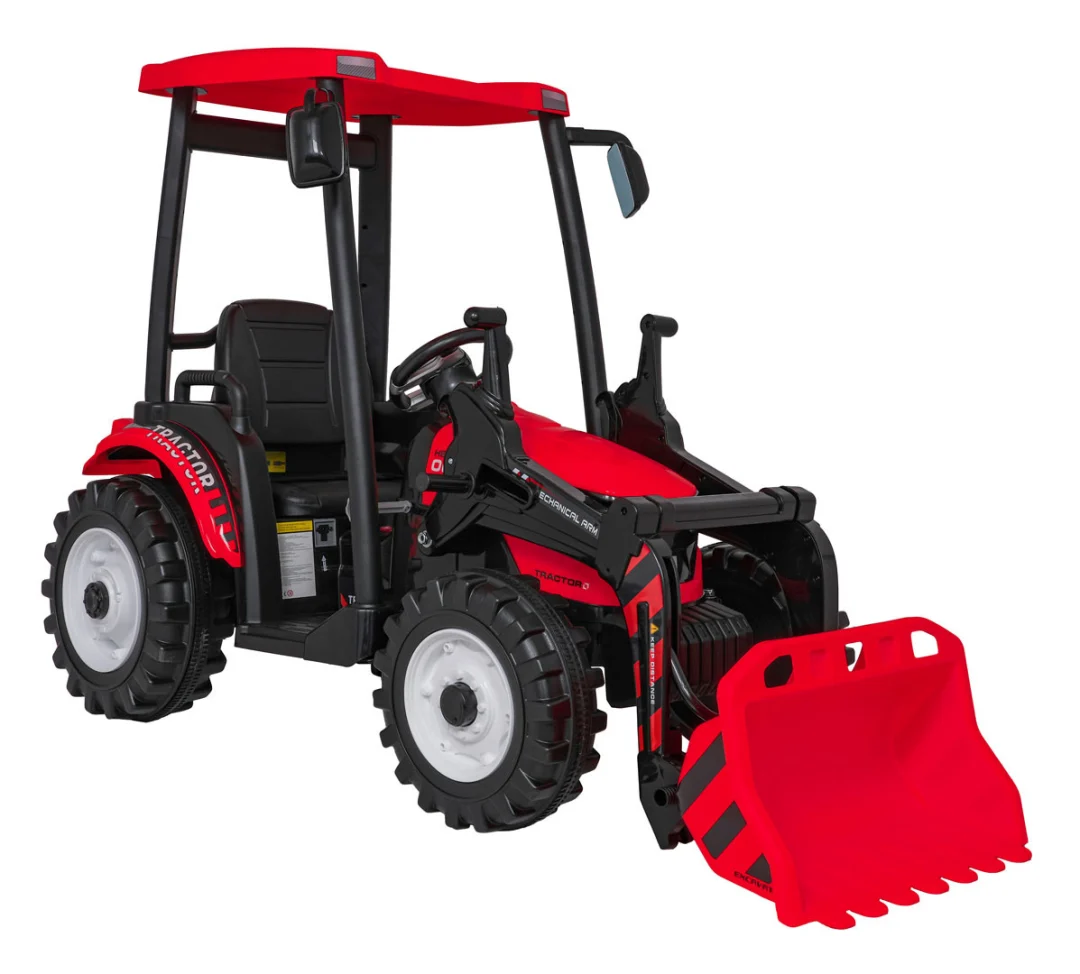 MEGA električni traktor D68 s prikolicom, crveni_14
