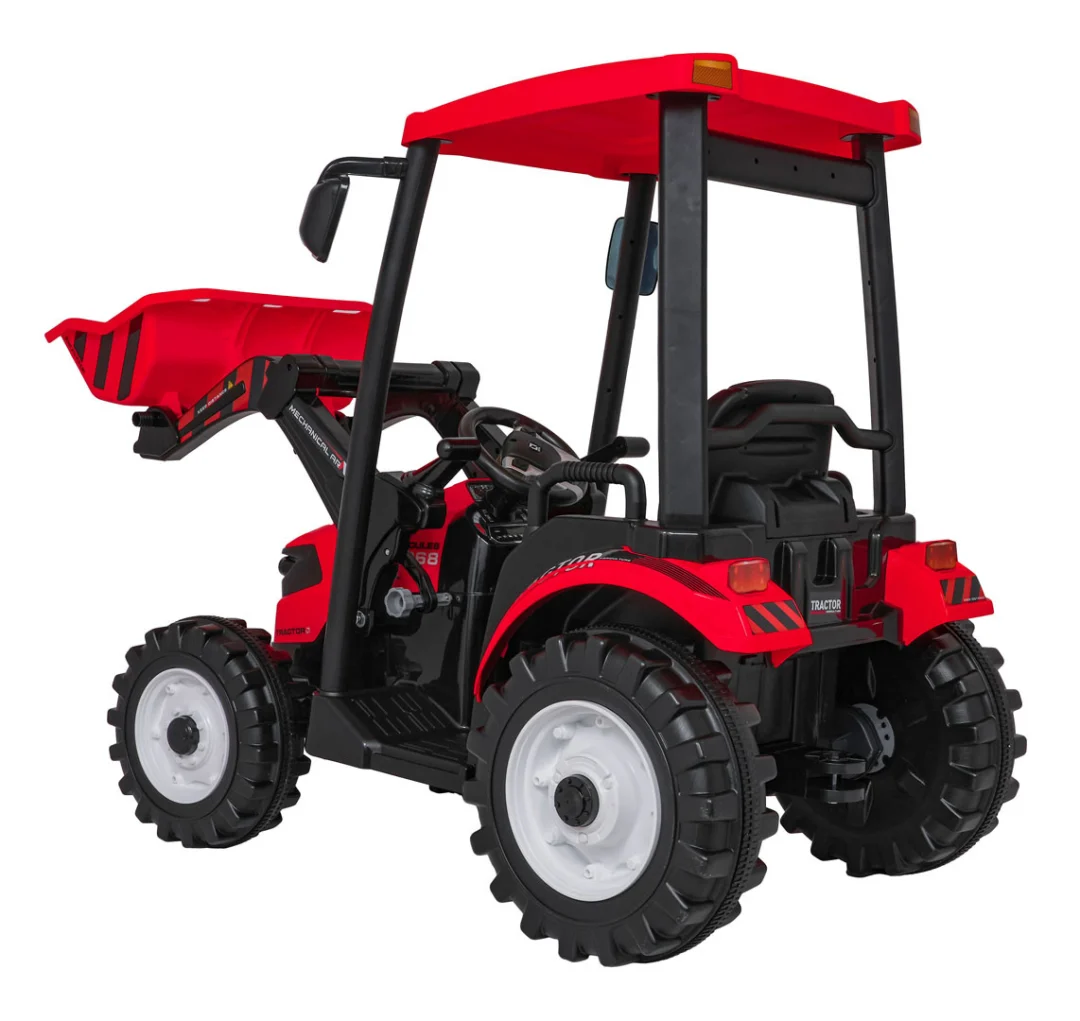 MEGA električni traktor D68 s prikolicom, crveni_15