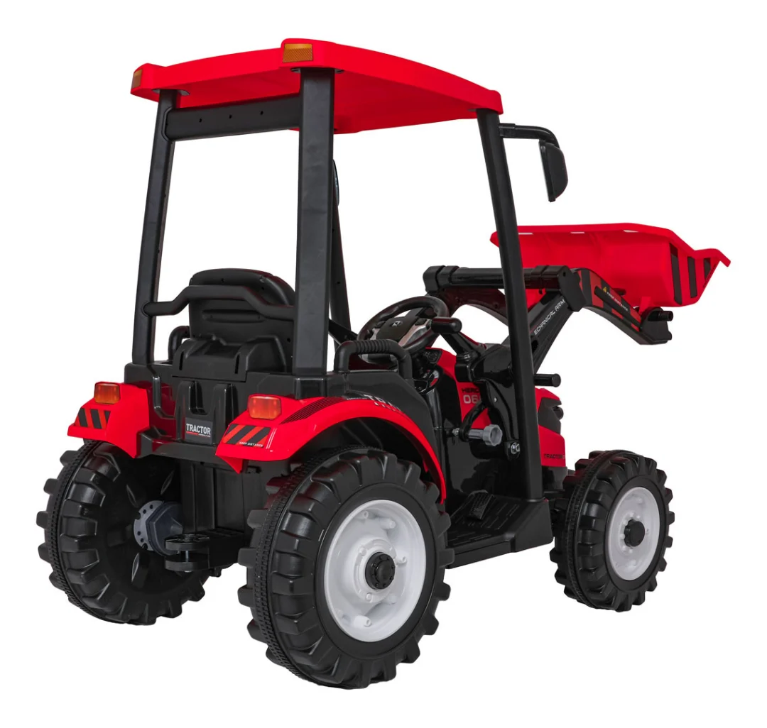 MEGA električni traktor D68 s prikolicom, crveni_17