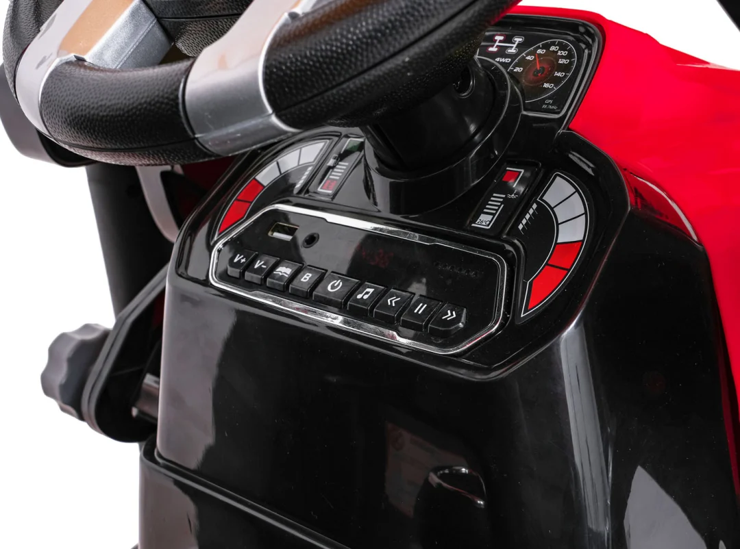 MEGA električni traktor D68 s prikolicom, crveni_25