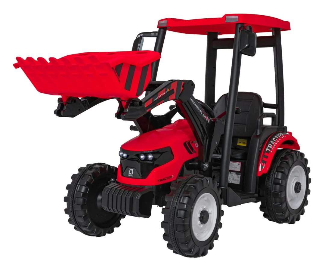 MEGA električni traktor D68 s prikolicom, crveni_8