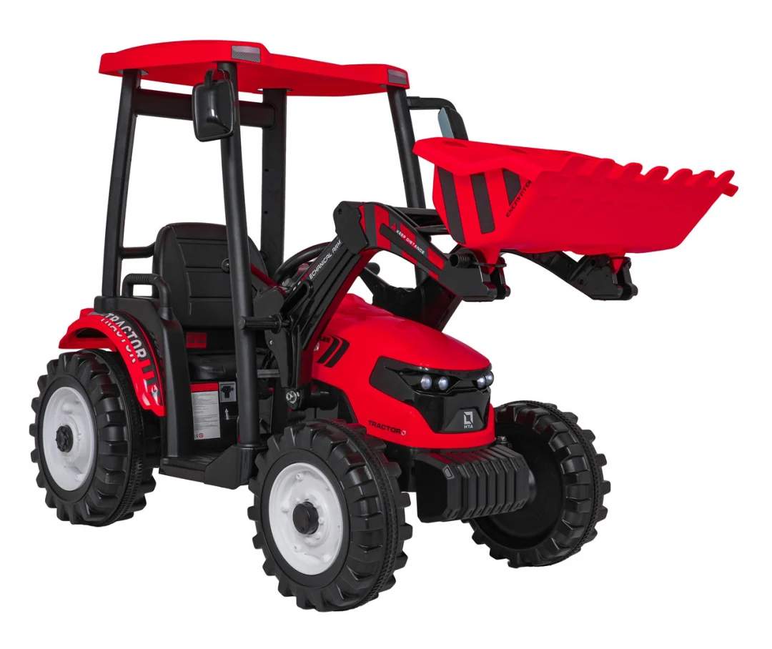 MEGA električni traktor D68 s prikolicom, crveni_9
