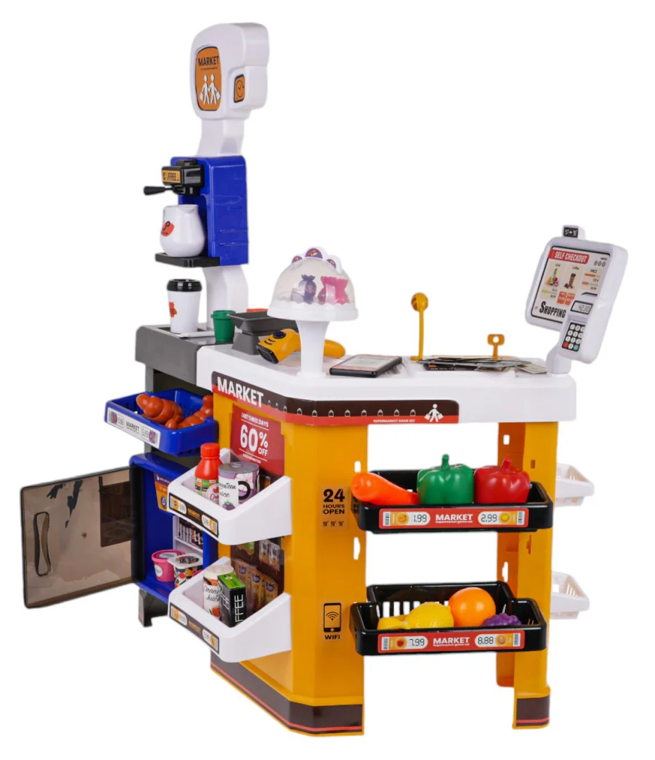 MEGA supermarket s košaricom + pribor_4
