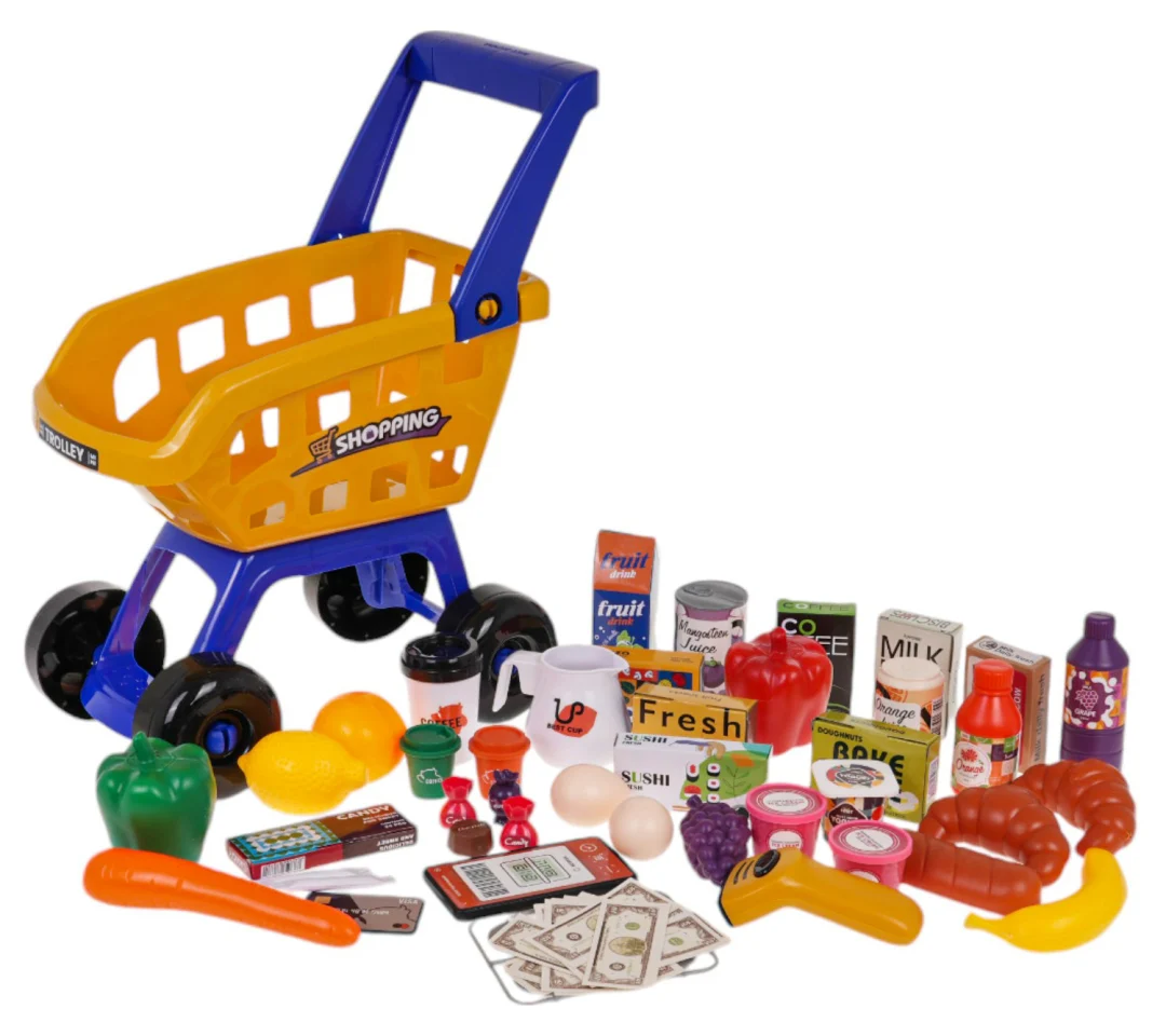 MEGA supermarket s košaricom + pribor_5