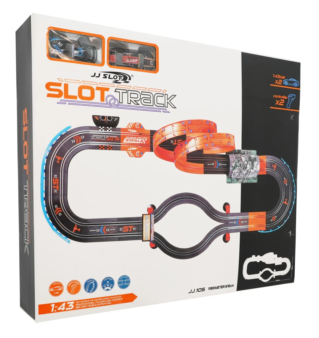 MEGA trkaća staza RACER 1:43 s RC autićima 6+_10