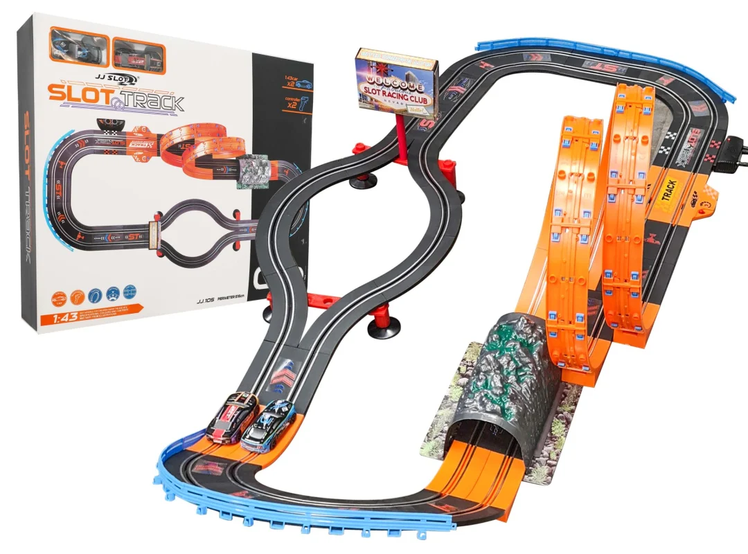 MEGA trkaća staza RACER 1:43 s RC autićima 6+_2