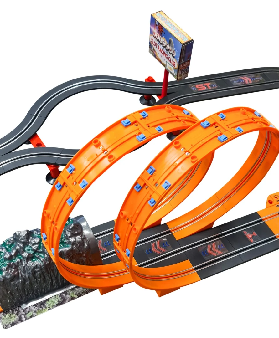 MEGA trkaća staza RACER 1:43 s RC autićima 6+_6