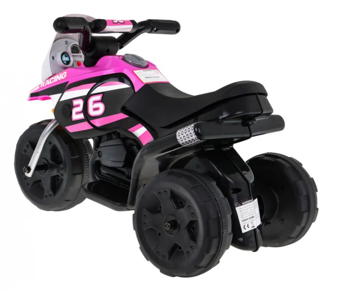 MINI ružičasto motociklističko vozilo motor na akumulator_6