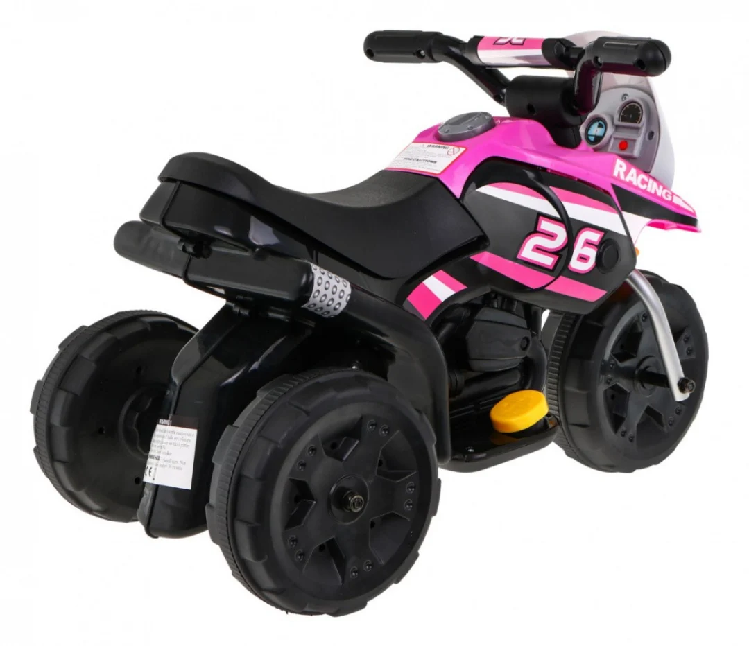 MINI ružičasto motociklističko vozilo motor na akumulator_8