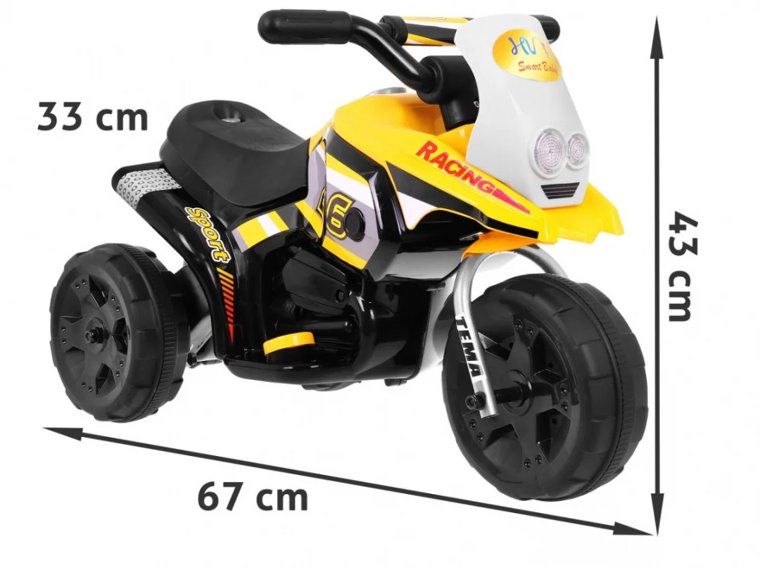 MINI žuto motorno vozilo motor na akumulator_2