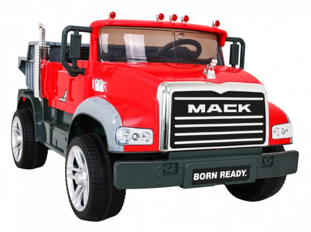 Mack kamion na akumulator za djecu, crveni_10