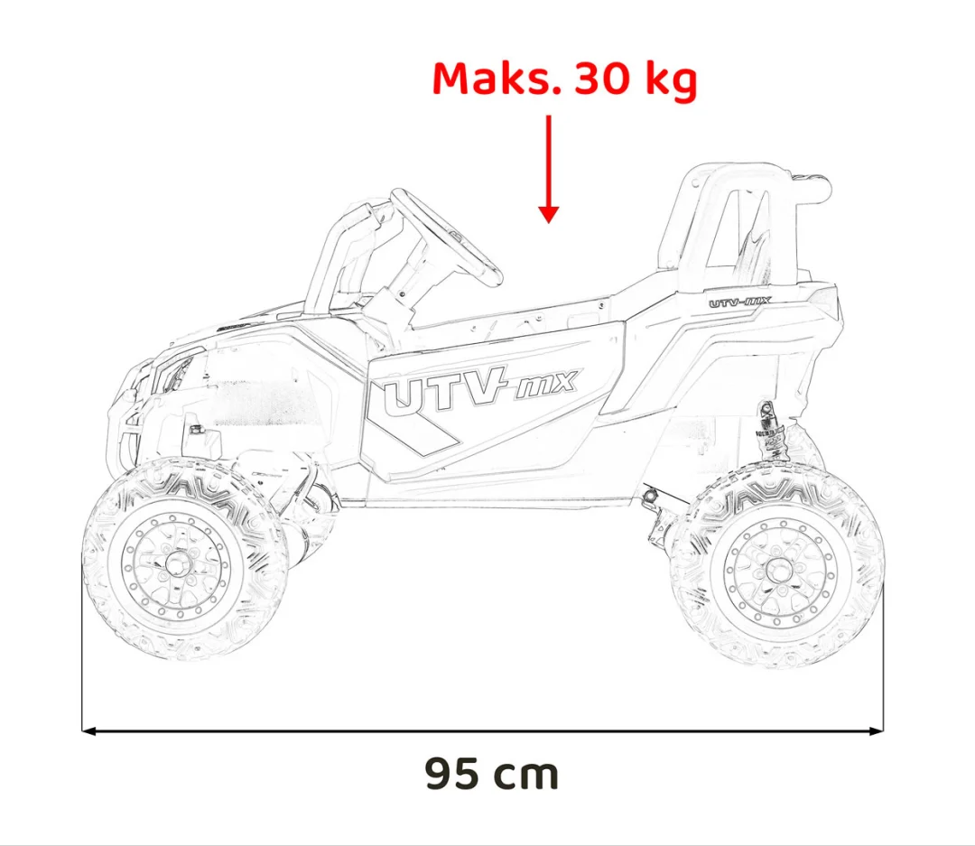 Madman UTV-MX buggy na akumulator, crveni_2