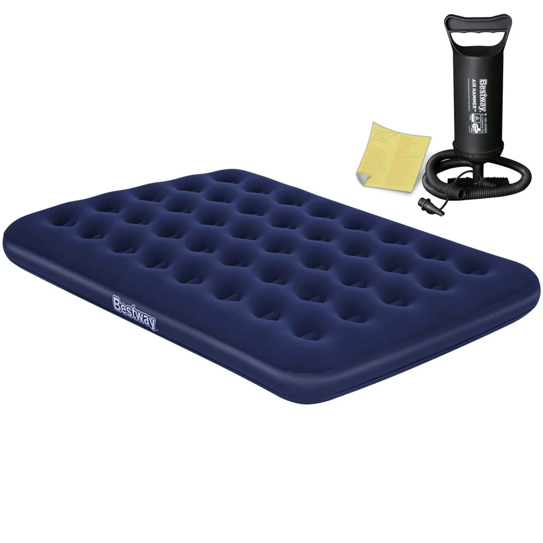 Madrac na napuhavanje 191 × 132 × 22 cm s klipnom pumpom Bestway 67002_1