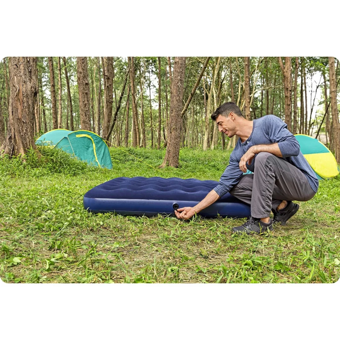 Madrac na napuhavanje 203 × 152 × 22 cm s klipnom pumpom Bestway 67374_2