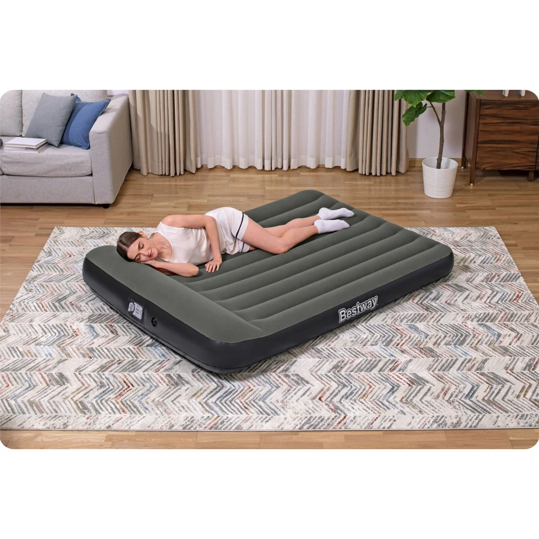 Madrac na napuhavanje 203 × 152 × 30 cm s električnom pumpom Bestway 67930_12