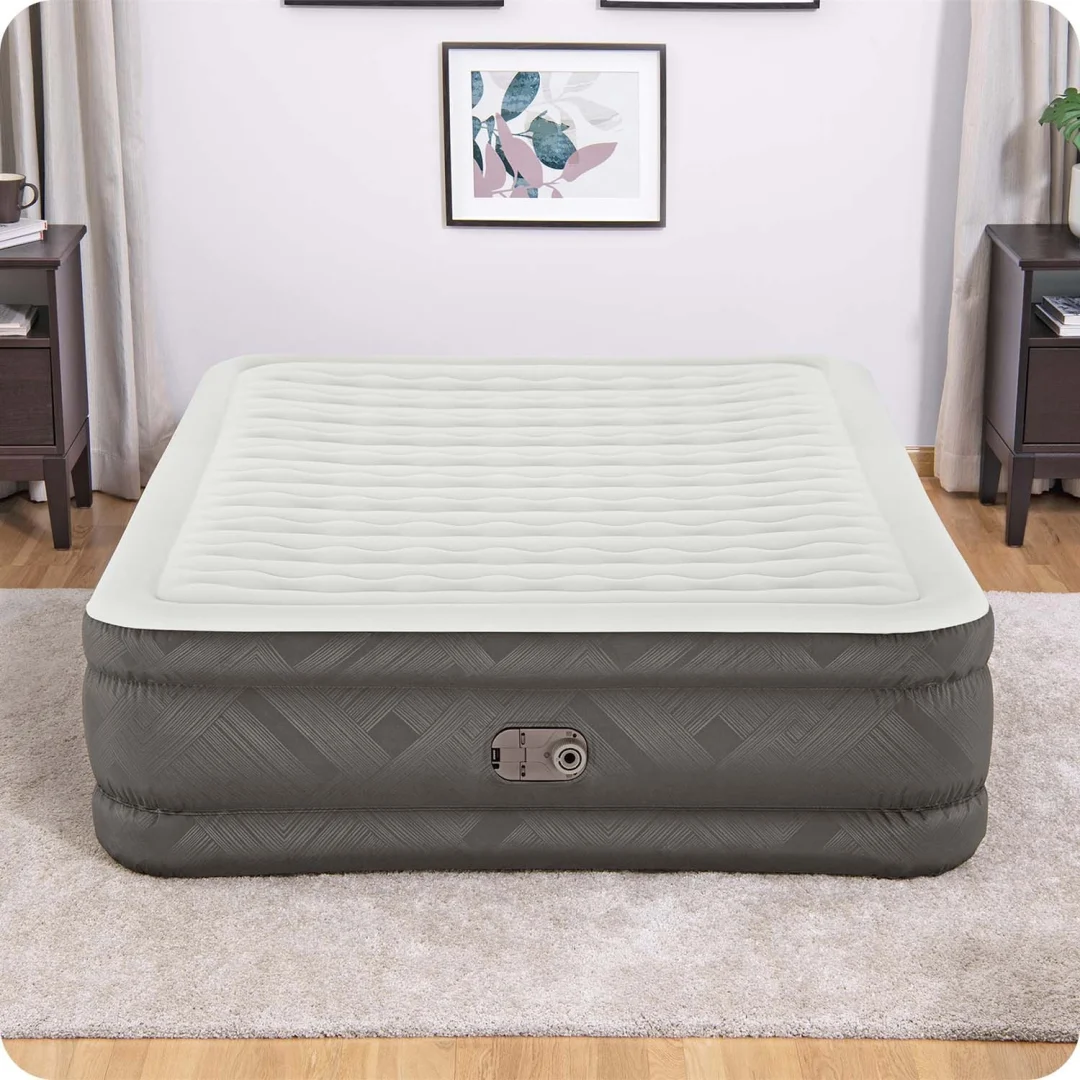 Madrac na napuhavanje 203 × 152 × 46 cm s ugrađenom električnom pumpom Bestway 69050_4