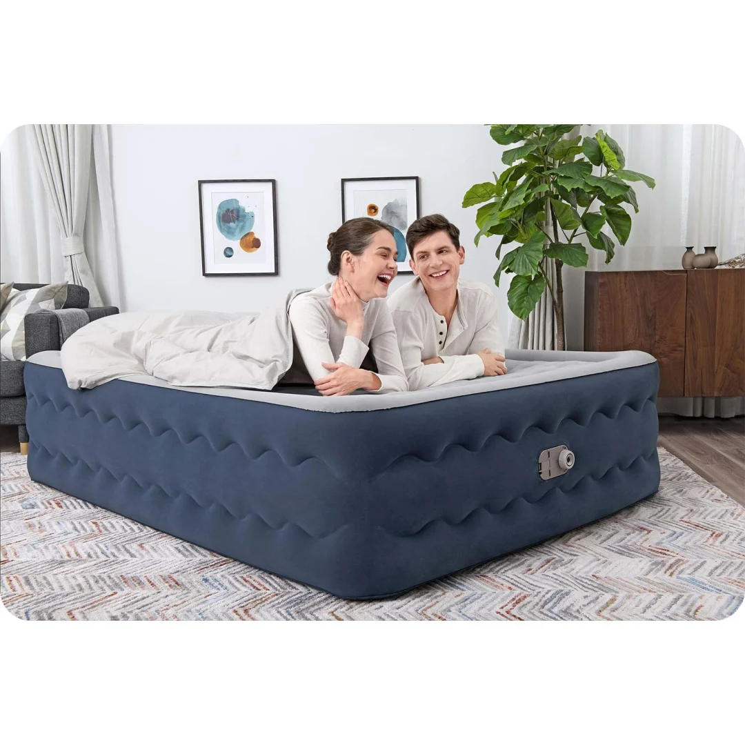 Madrac na napuhavanje 203 × 152 × 51 cm s električnom pumpom Bestway 6716P_2
