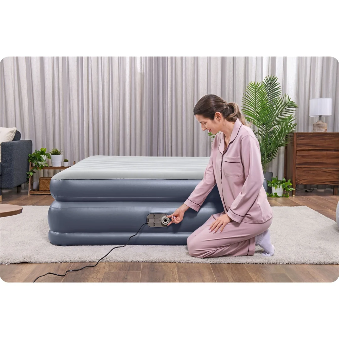 Madrac na napuhavanje 203 × 152 × 51 cm s električnom pumpom Bestway 67925_6