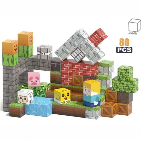 Magnetne Kocke 80 Kom Clt02, 2,0 Cm