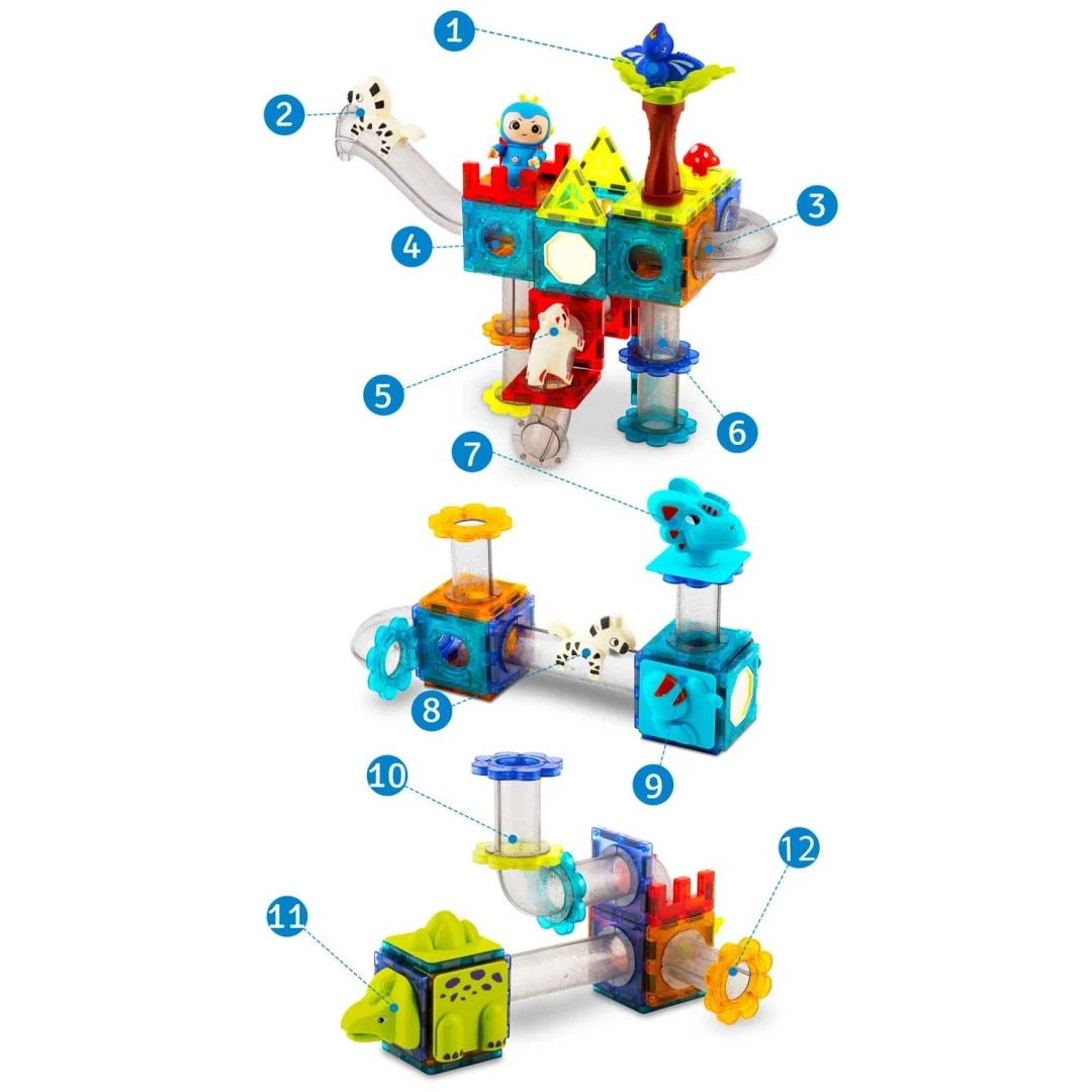 Magnetni blokovi Raj dinosaura RK-757 Ricokids_9
