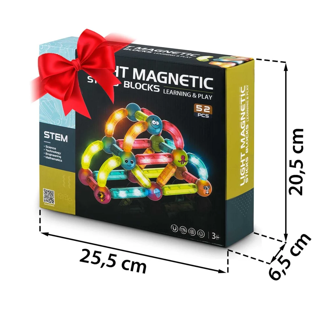 Magnetni blokovi sa svjetlom RK-767 Ricokids_11