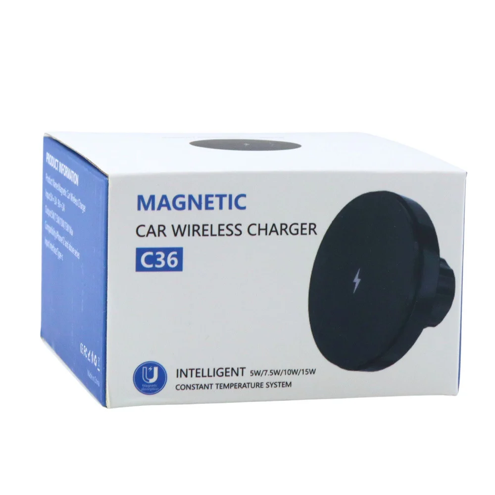 Magnetni držač za auto s bežičnim punjačem 15 W_5