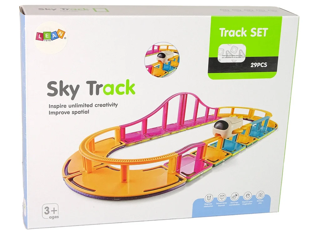 Magnetni građevinski blokovi Sky Track 29 dijelova_4