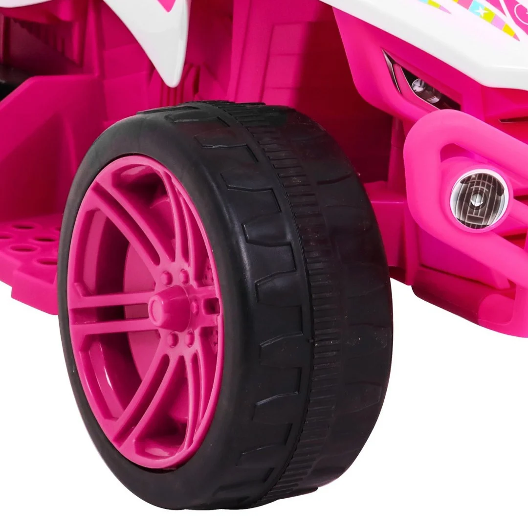 Mali Monster Quad na baterije za najmlađe, ružičasti pogon od 25 W quad na akumulator_11