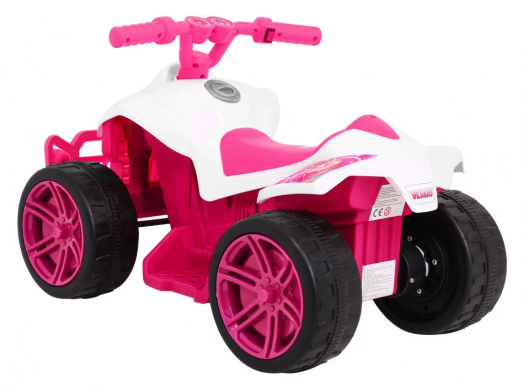 Mali Monster Quad na baterije za najmlađe, ružičasti pogon od 25 W quad na akumulator_5
