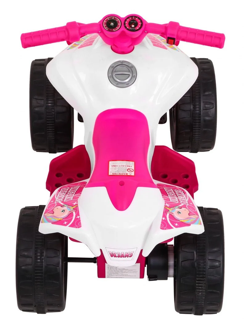 Mali Monster Quad na baterije za najmlađe, ružičasti pogon od 25 W quad na akumulator_6