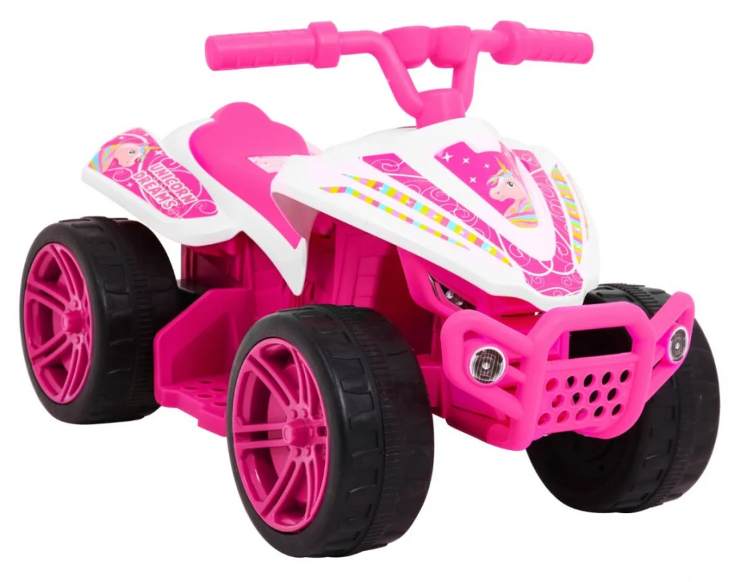 Mali Monster Quad na baterije za najmlađe, ružičasti pogon od 25 W quad na akumulator_8