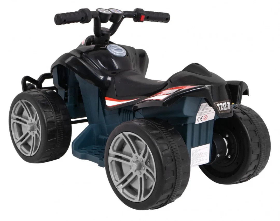 Mali Monster quad na baterije za najmlađe, crni, pogon od 25 W, crna quad na akumulator_5