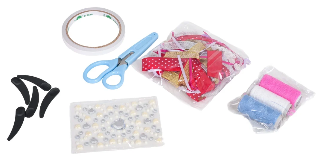 Mali dizajnerski set, šareni materijali + pribor_6