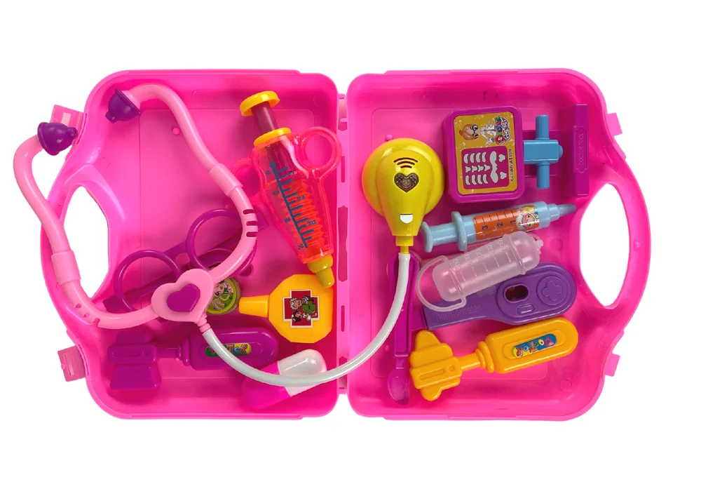 Mali doktor set sa stetoskopom ružičasti_2