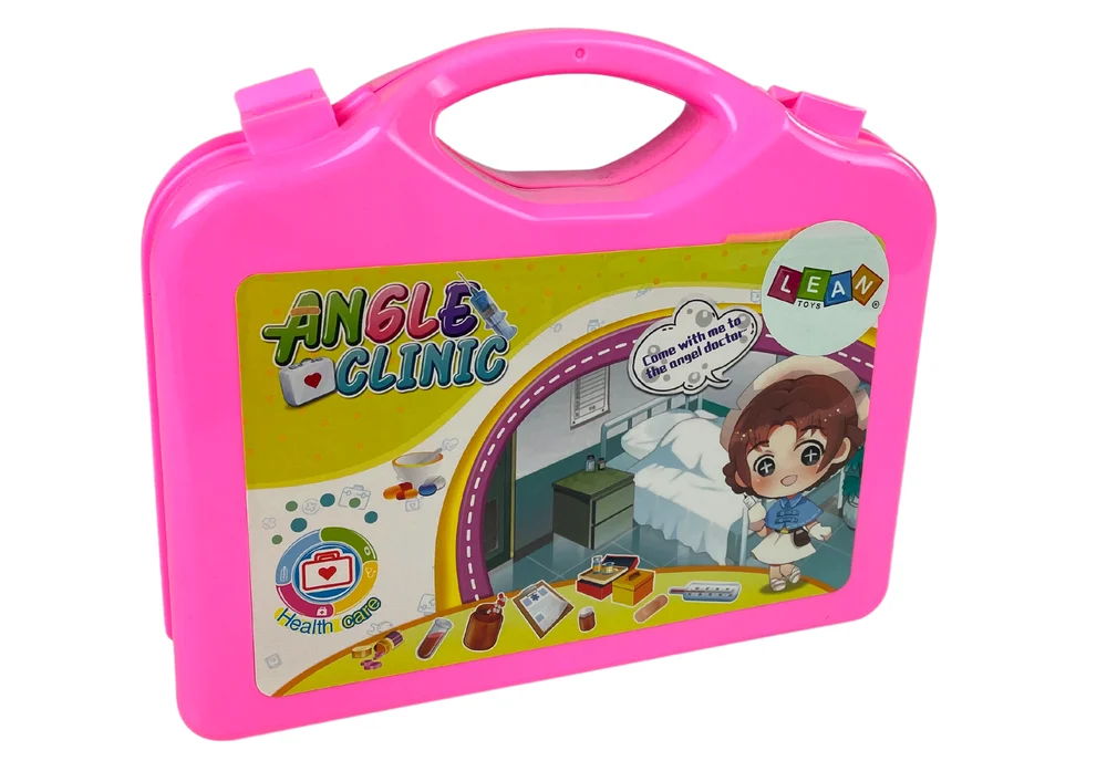 Mali doktor set sa stetoskopom ružičasti_4