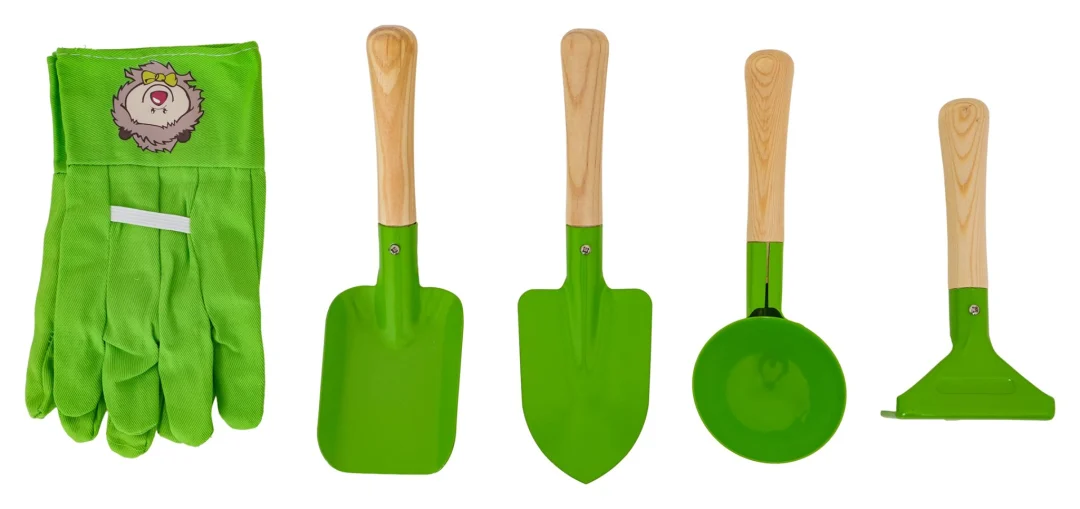 Mali vrtlarski set s kolicima, zeleni_16