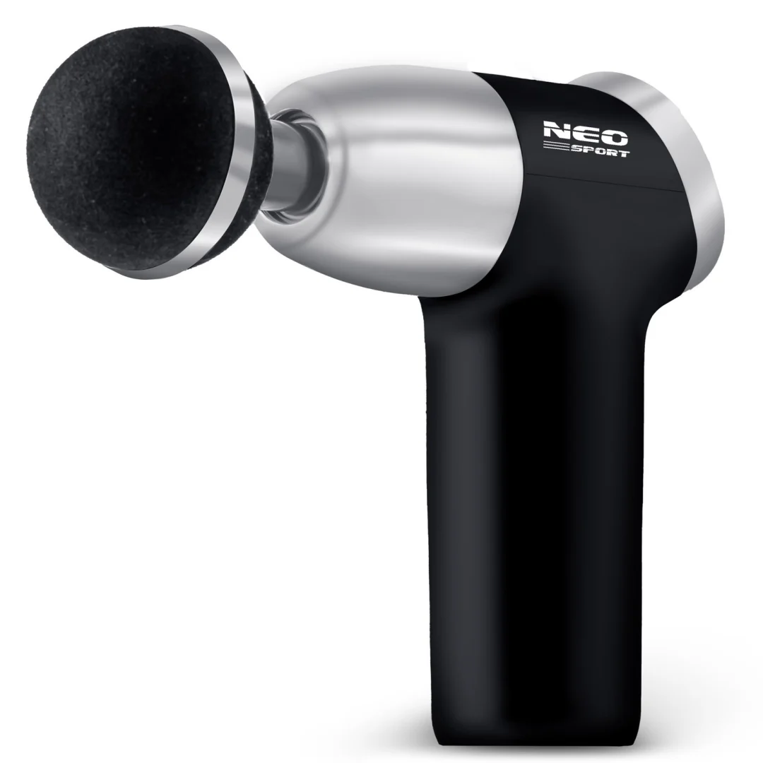 Masažni pištolj Neo-Sport NS-500 crni, 8 nastavaka_3