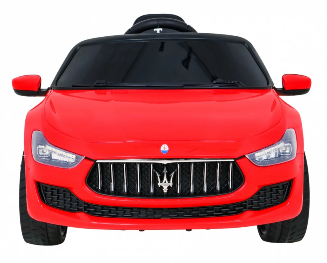 Maserati Ghibli Dječji automobil na baterije, crveni + daljinski upravljač + spori start, crvena_3