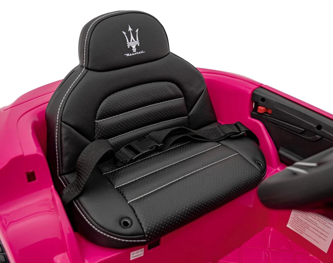 Maserati Ghibli dječji autosjedalica na baterije roza + daljinski upravljač + EVA boca + spori_13