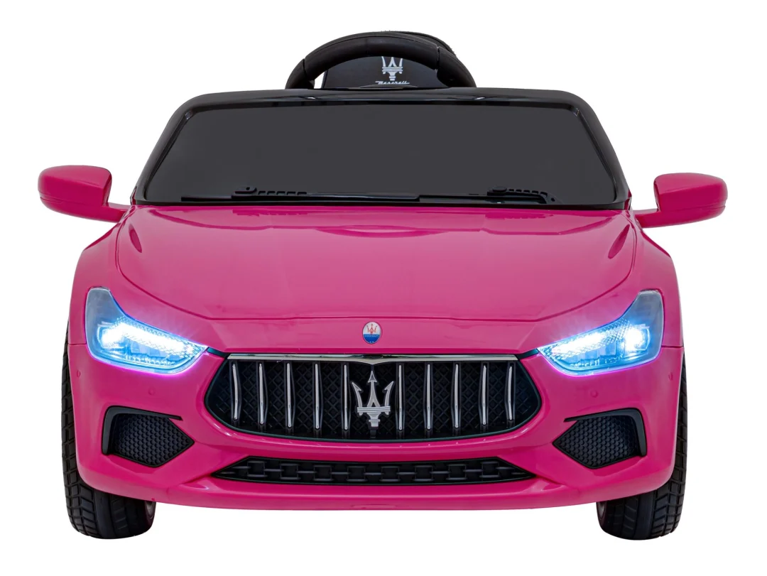 Maserati Ghibli dječji autosjedalica na baterije roza + daljinski upravljač + EVA boca + spori_4