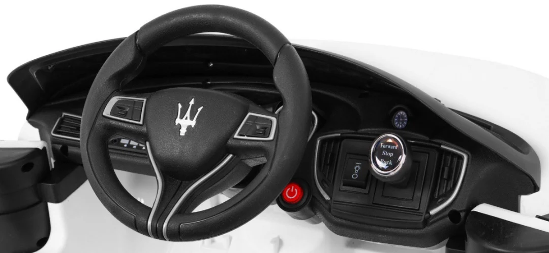 Maserati Ghibli na baterije za djecu bijeli + daljinski upravljač, bijela_11