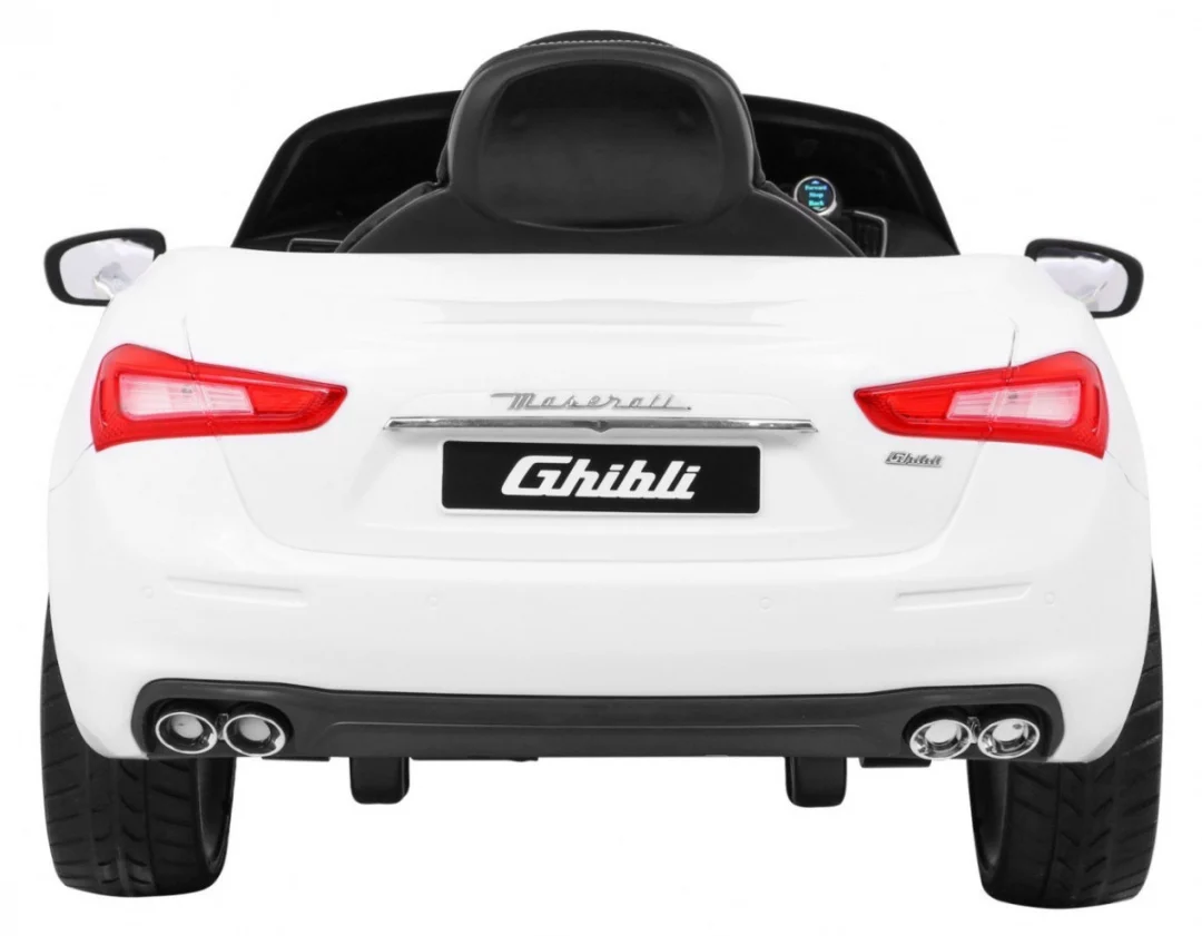 Maserati Ghibli na baterije za djecu bijeli + daljinski upravljač, bijela_6