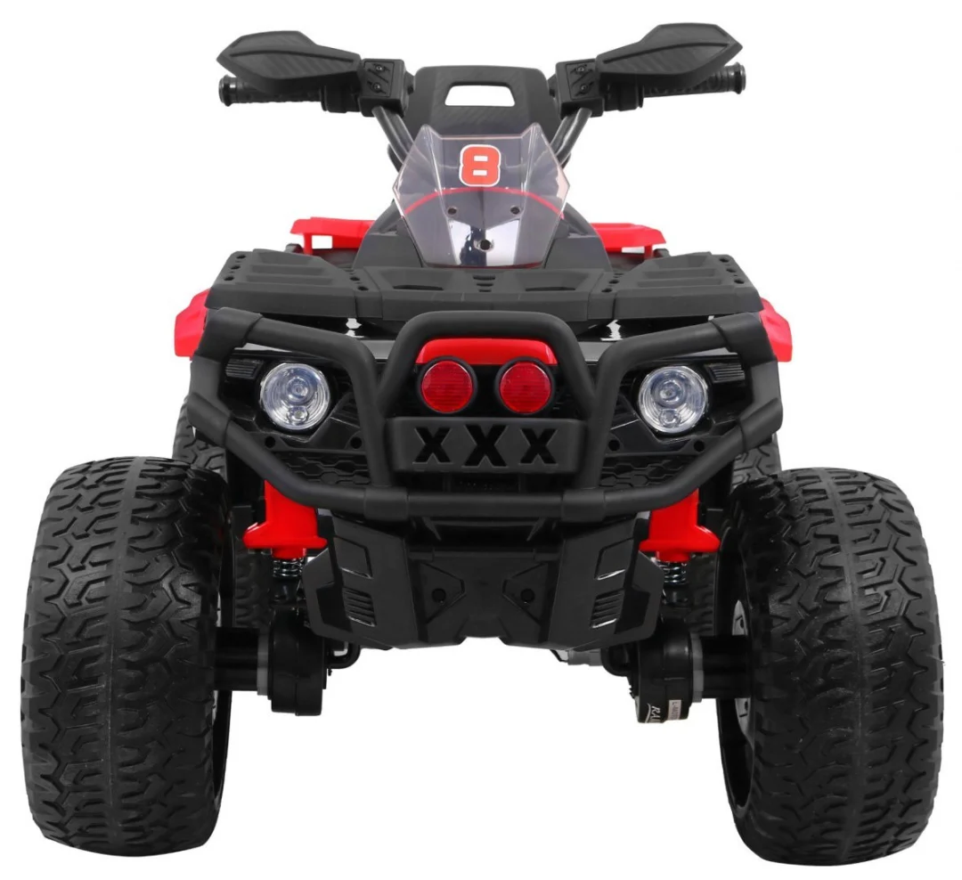 Maverick 4x4 električni quad za djecu crveni + EVA kotači + audio ploča + LED, crvena quad na akumulator_2