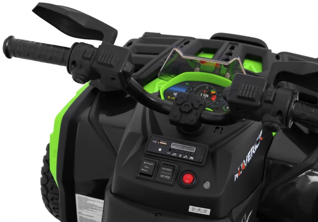 Maverick 4x4 quad na akumulator, zeleni_4