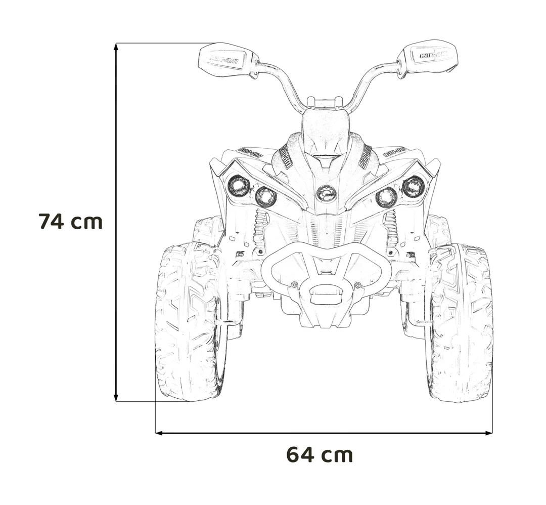 Maverick ATV quad na akumulator, zeleni_2