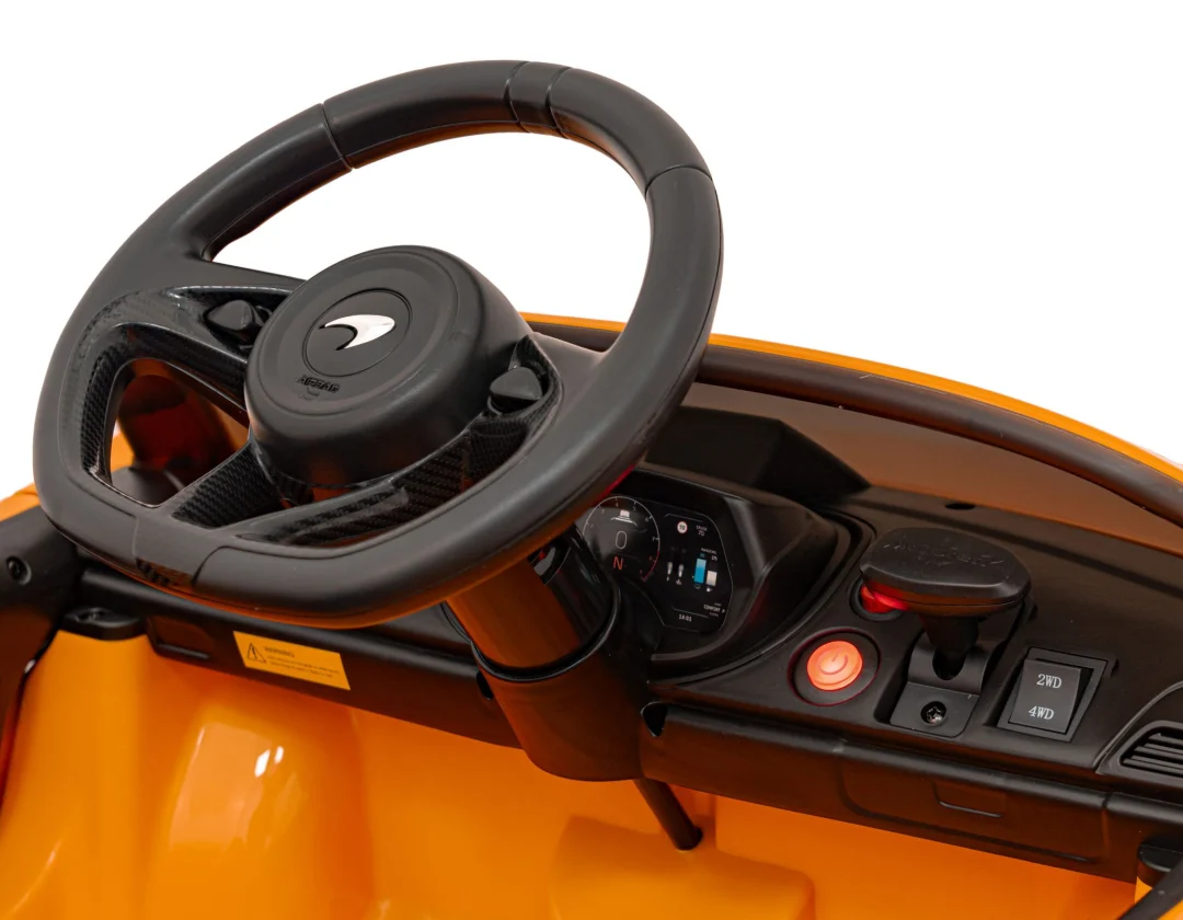 McLaren Artura Dječji autosjedalica na baterije, narančasta + 4x4 pogon + daljinski upravljač_12